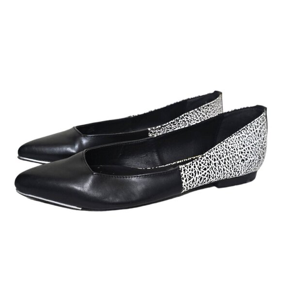 Circus By Sam Edelman Ellissa Abstract Pointed Toe Flat Sz 6M - Picture 1 of 7